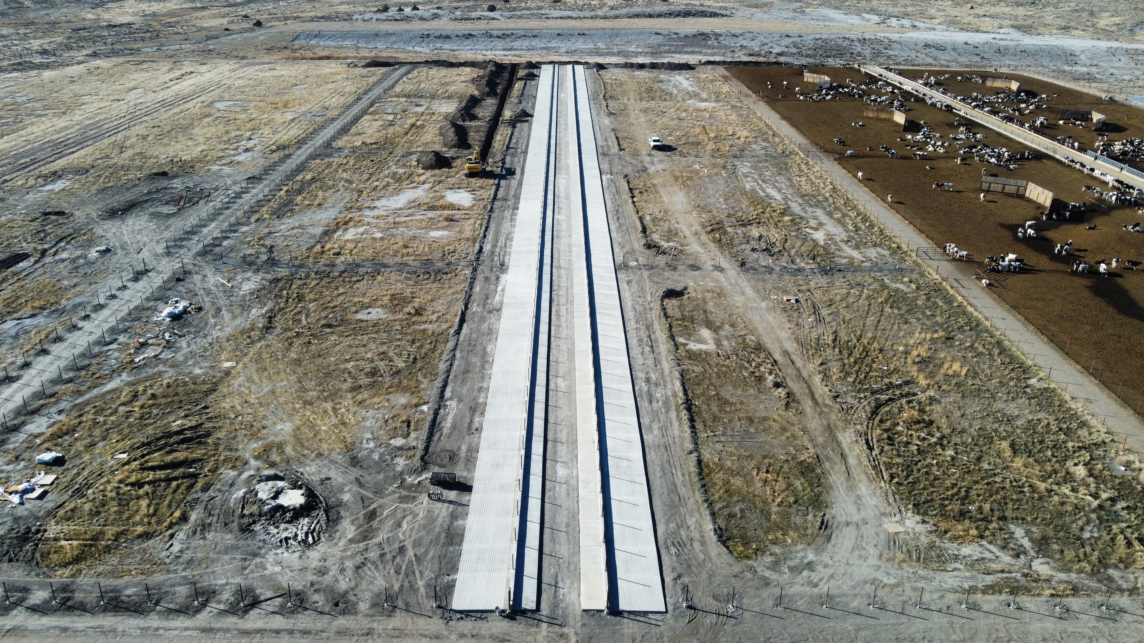 Concrete Feed Lane