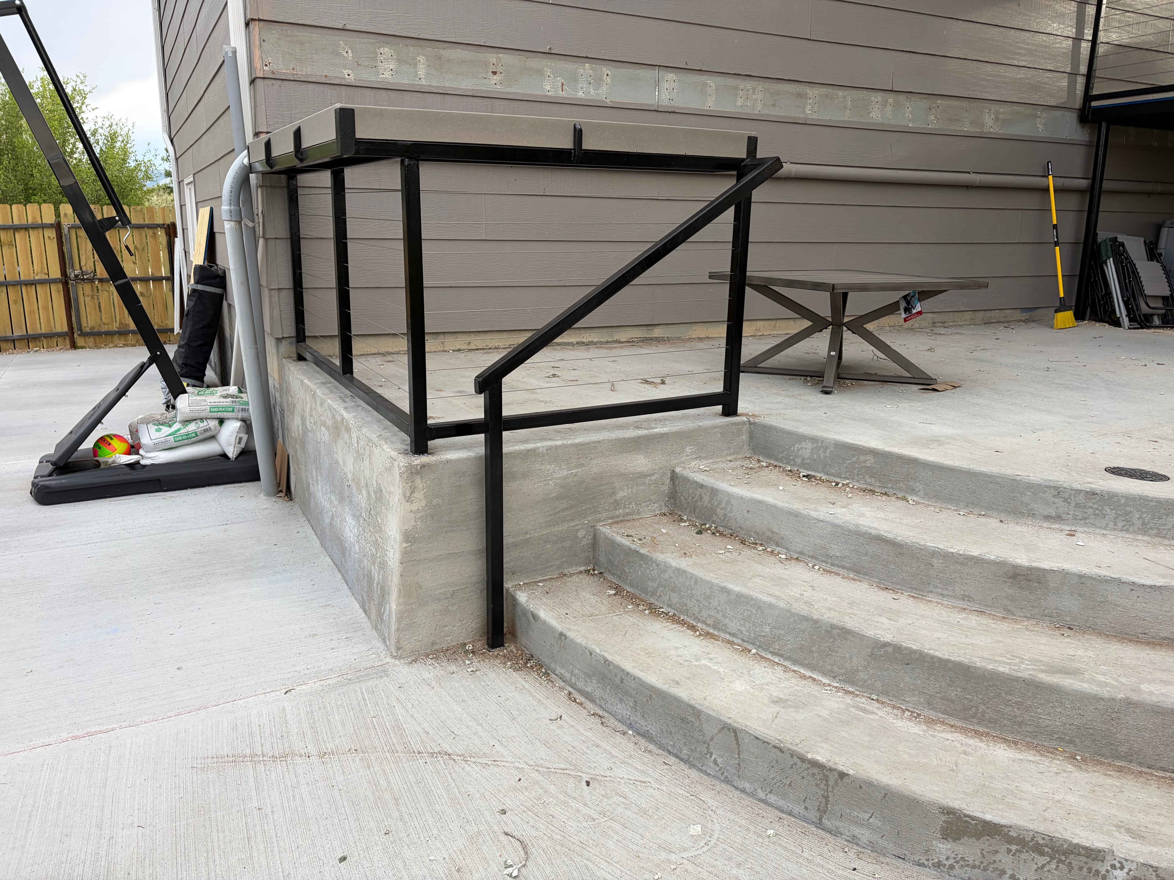 Concrete Steps & Slab